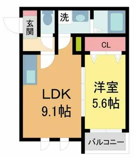 LE COCON【3階】の間取り