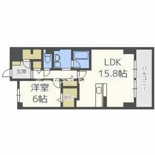 アトレ梅北【3階】の間取り