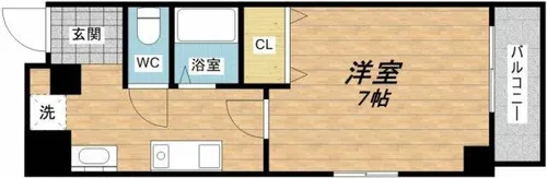 レジェンドール堺筋本町【8階】の間取り