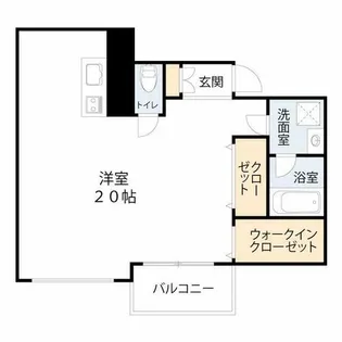 リバープレイス梅田北【10階】の間取り