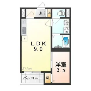 F+style西取石5号館【3階】の間取り