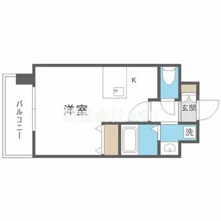プレサンス大阪城公園ファーストシート【2階】の間取り