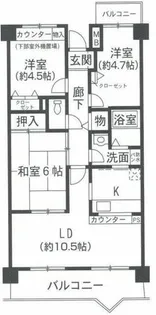 アイレックスプラザ【2階】の間取り