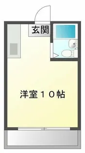 ハイツ生田【2階】の間取り