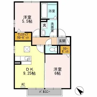 カランドリエ【1階】の間取り