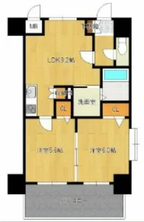 プレスタイル博多EAST【8階】の間取り