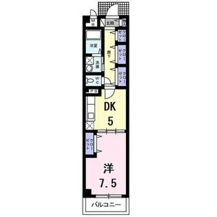 パレス伏見【2階】の間取り