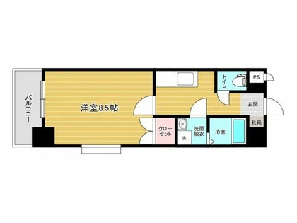 リファレンス門司駅前【5階】の間取り