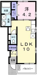 アヴァンティ Ⅰ【1階】の間取り