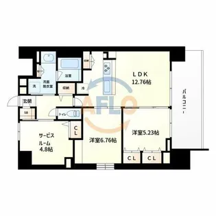 S-RESIDENCE天満橋ar【12階】の間取り