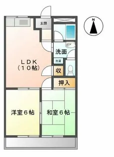 グランドポリス92【3階】の間取り