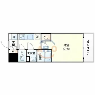 エスリードレジデンス梅田マークス【9階】の間取り