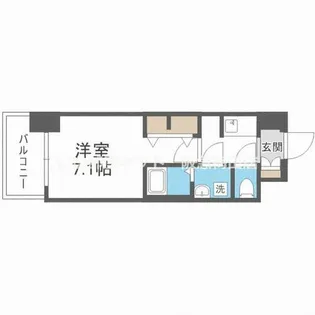 S-RESIDENCE三国WEST【9階】の間取り