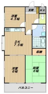 第2マンション旭【2階】の間取り