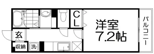 ミルトプラッツⅡ【1階】の間取り