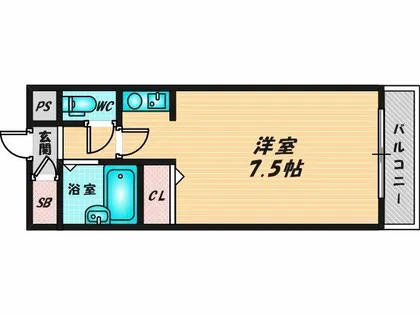 SENTIA八戸ノ里【3階】の間取り