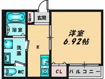 F+style大蓮南2号館【2階】の間取り