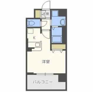 レオンコンフォート新梅田【3階】の間取り