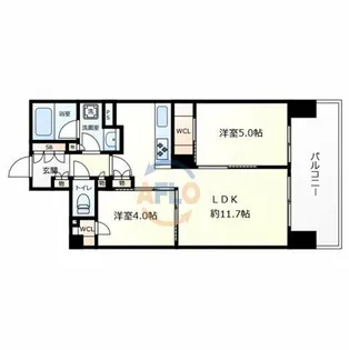 JPnoie同心【11階】の間取り