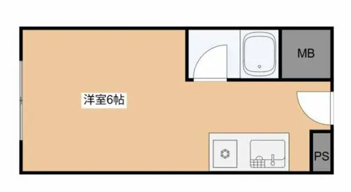 千鳥川ドミトリー【1階】の間取り