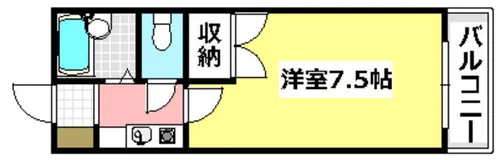 モア・クレスト【1階】の間取り