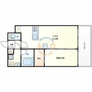 PHOERME城北公園【8階】の間取り