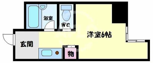 ノアーズアーク桃谷21【806号室】の間取り