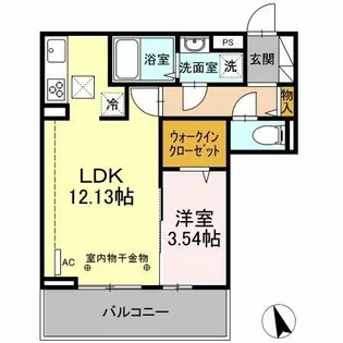 グランツアルファ【3階】の間取り