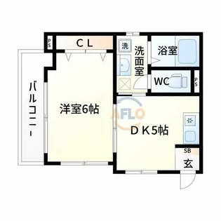 インフィルドⅡ【6階】の間取り