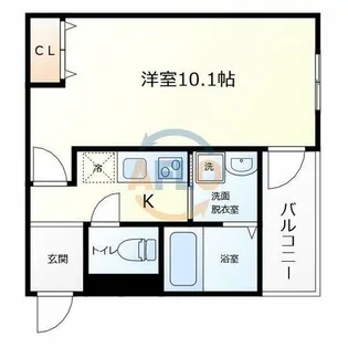 フジパレス西今川ウエスト【1階】の間取り