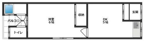 藤田コーポ【202号室】の間取り