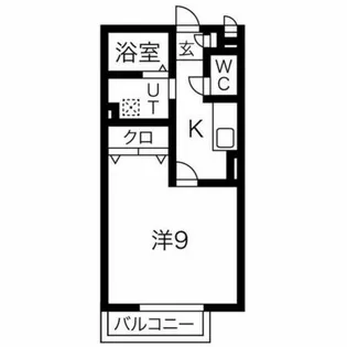 ディアコート一乗寺【2階】の間取り