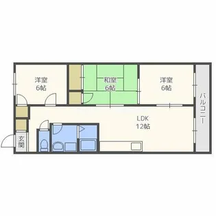 ル・ソレイユ・メゾン【3階】の間取り