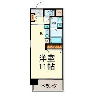 愛知県名古屋市中区千代田1丁目【マンション】の間取り