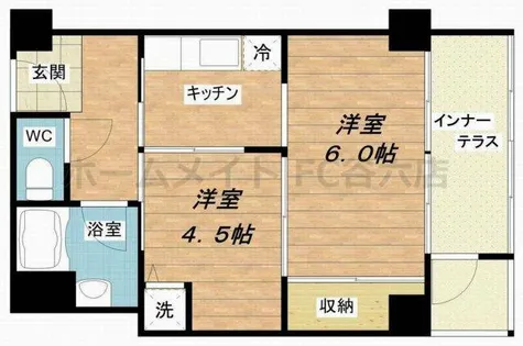 堀江テラス【5階】の間取り