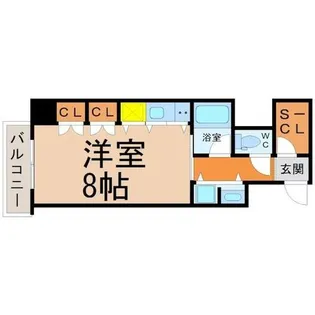 S-FORT桜山【8階】の間取り