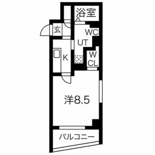 兵庫県尼崎市武庫之荘東1丁目【マンション】の間取り