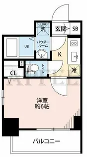 エスリード大阪ドームCERCA【3階】の間取り