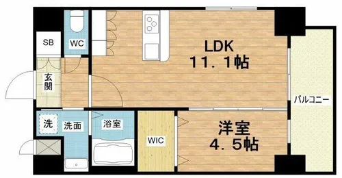 セントルイス京橋【1階】の間取り