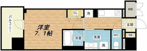 IBC Residence West【3階】の間取り