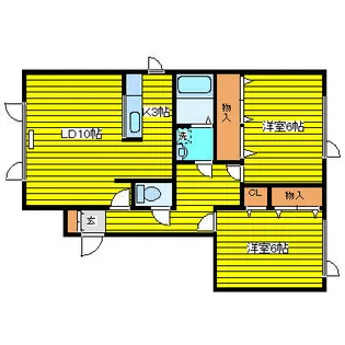 アーティスト45【205号室】の間取り