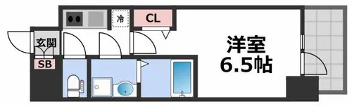 S-RESIDENCE高井田beleta【10階】の間取り