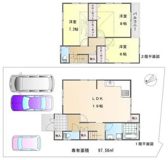 京都府京都市左京区岩倉村松町【一戸建】の間取り