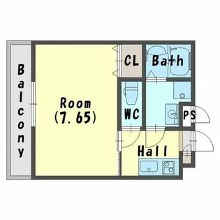 アンレーヴ羽衣【3階】の間取り