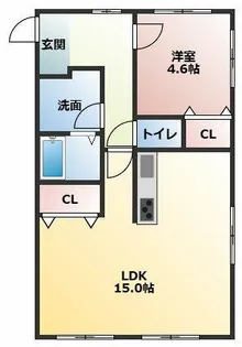 エクシブⅢ【3階】の間取り