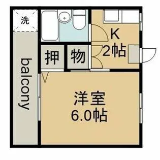 マルエ荘【2階】の間取り