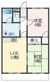 ヴィラアイリス【1階】の間取り
