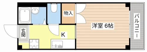 コーポせいらん【1階】の間取り