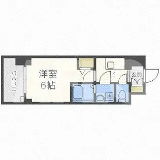 エスリード中之島ザ・コア【9階】の間取り