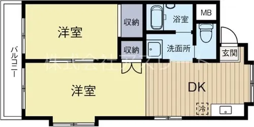 福岡県福岡市城南区片江4丁目【マンション】の間取り